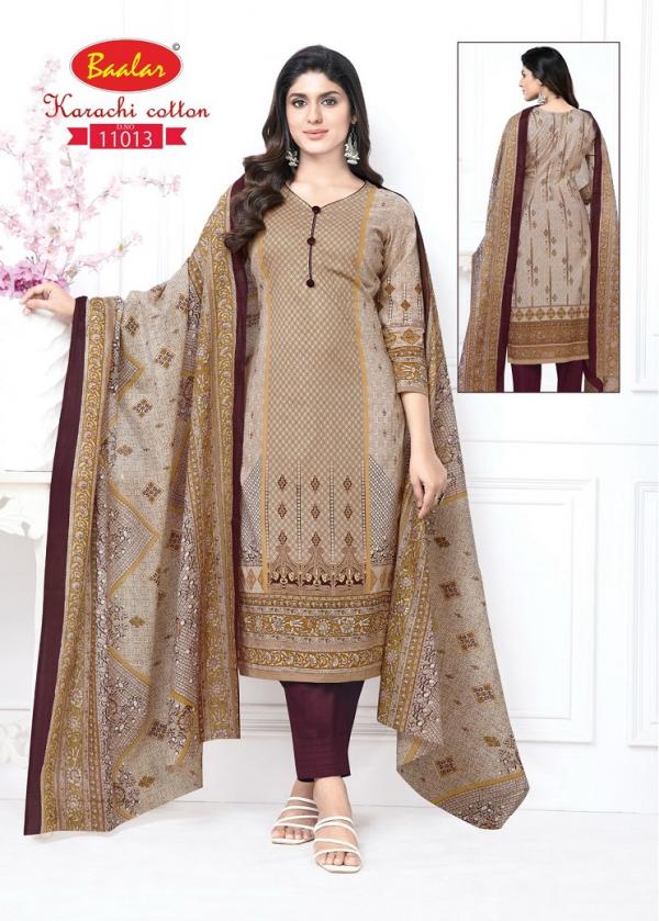 Baalar Karachi Cotton Vol-11 – Dress Material